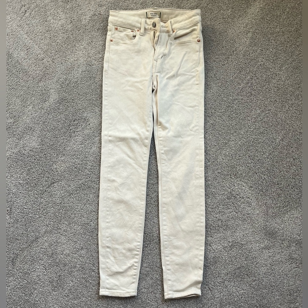 Women's American Eagle Cream Jeans